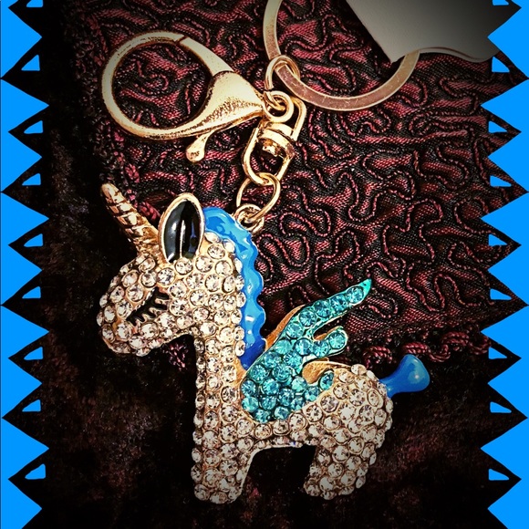 DONATED - Handbag/Keychain Unicorn Pegasus - Picture 4 of 5